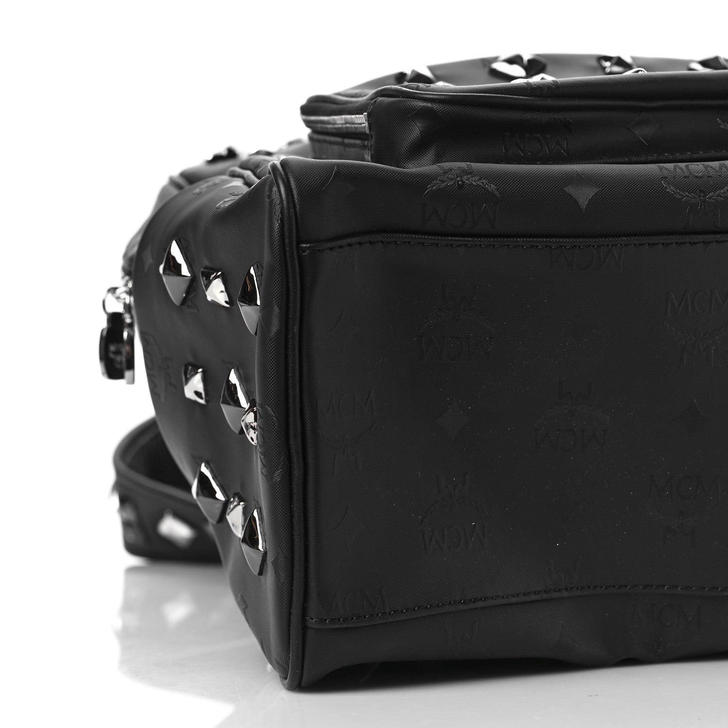 MCM Honshu Tantris Studded Backpack Black 7 of 8