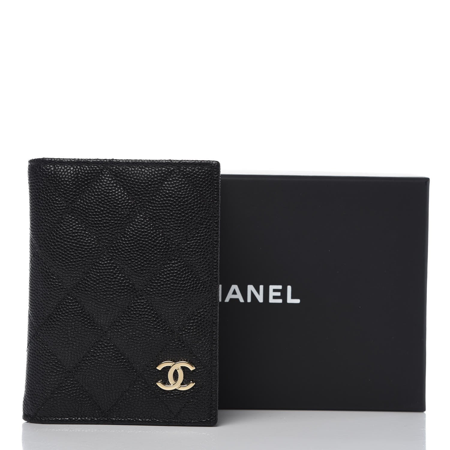 Chanel Caviar Quilted Card Holder Wallet Black 8 of 8
