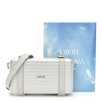 Christian Dior X RIMOWA Aluminum Personal Clutch On Strap Silver 12 of 12