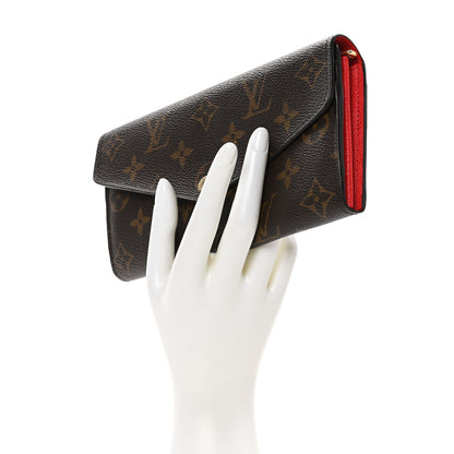 Louis Vuitton Monogram Sarah Wallet NM Coquelicot 2 of 11