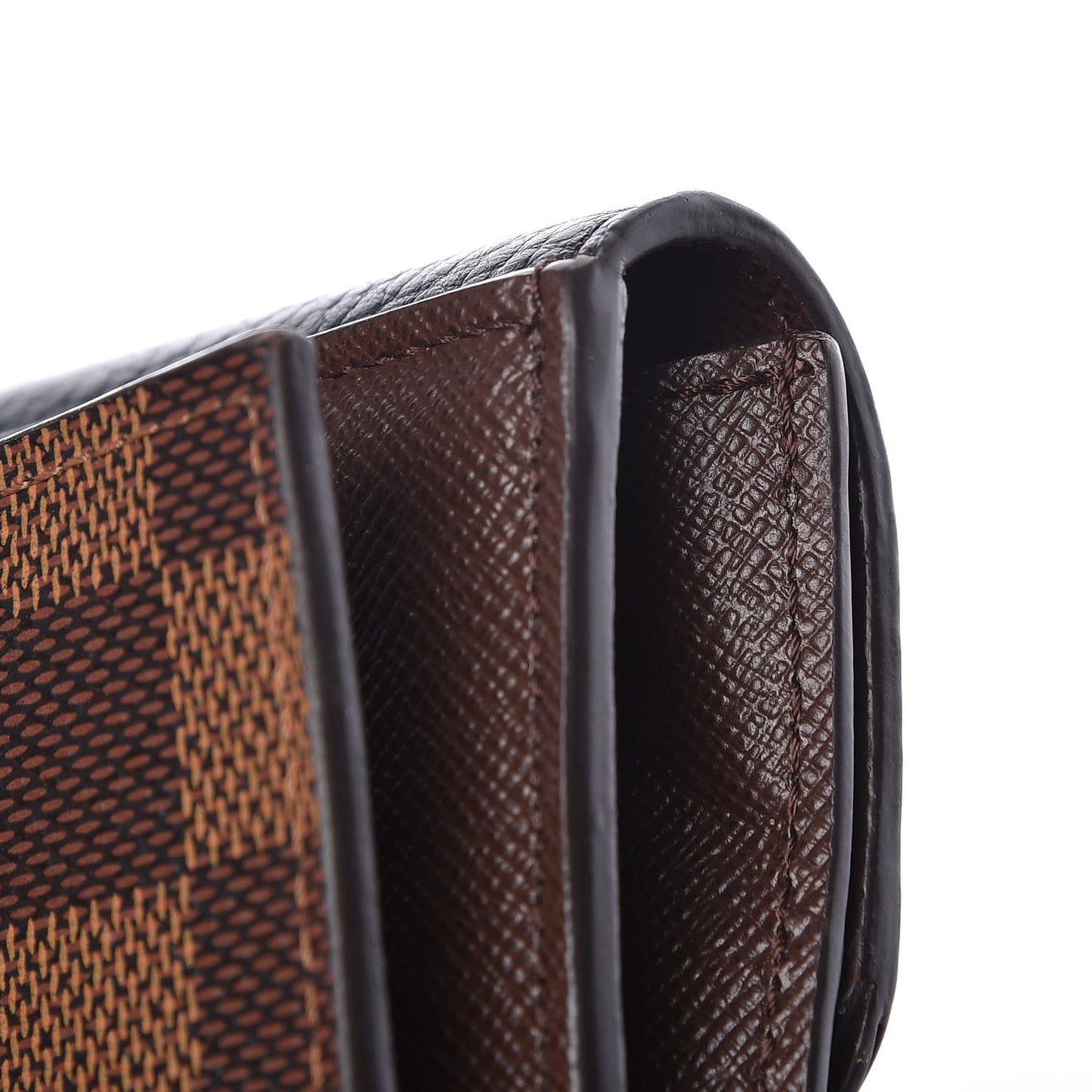 Damier Ebene Normandy Compact Wallet Black