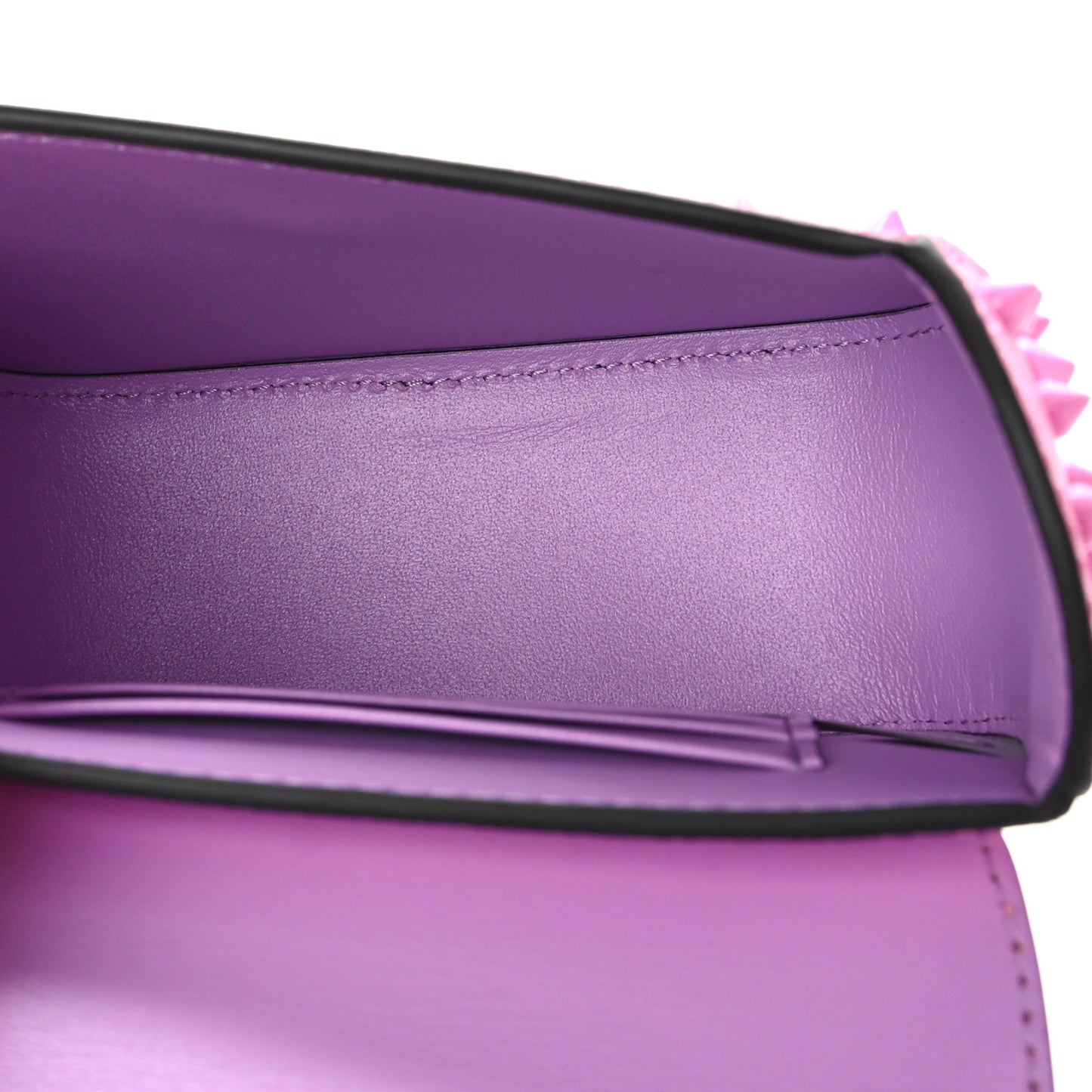 Grained Calfskin Spiked Micro La Medusa Bag Pink Paradise