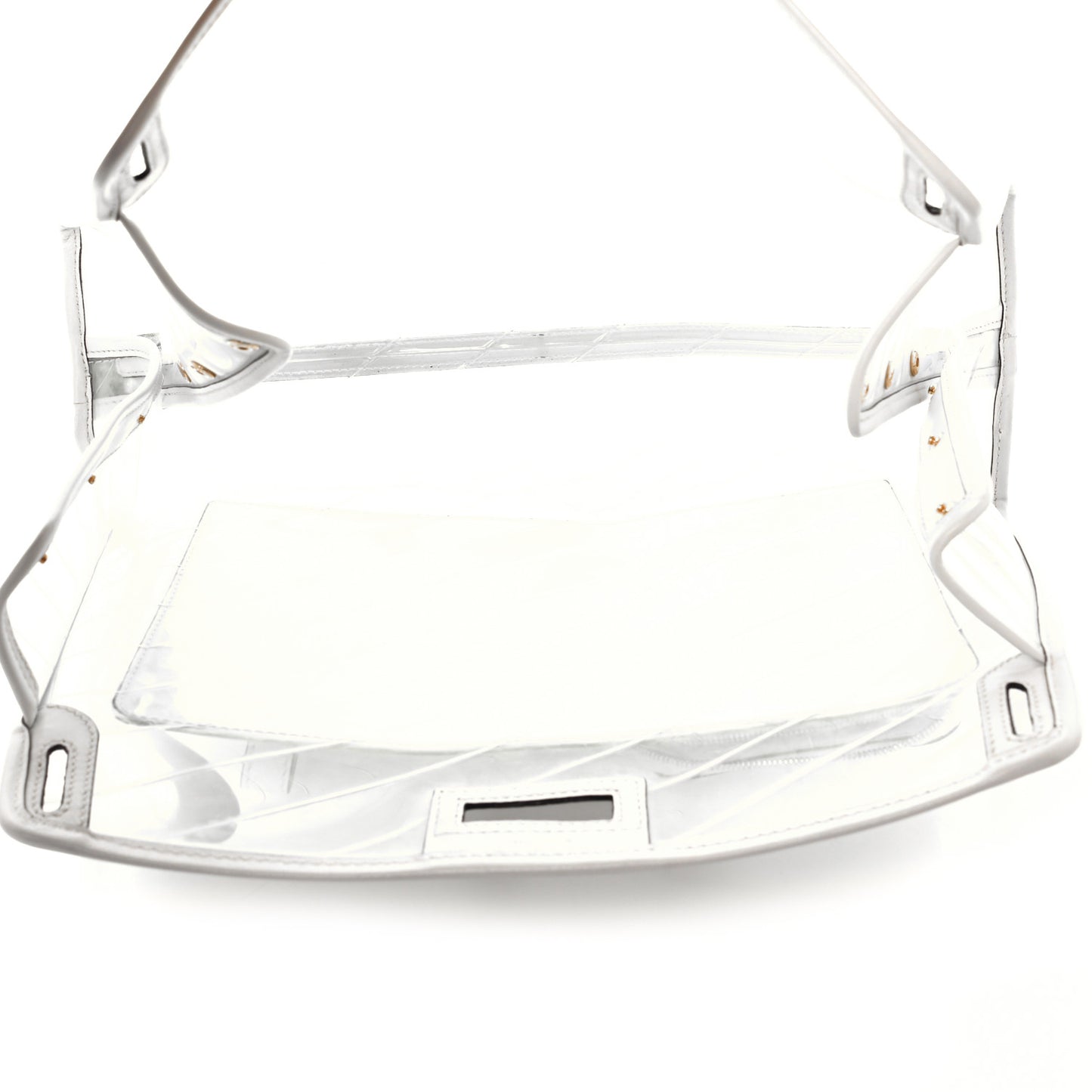 TPU Vitello Grace Pequin Pocket Medium Peekaboo Defender White