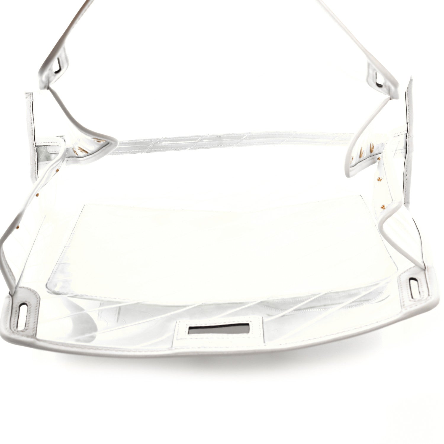 Fendi TPU Vitello Grace Pequin Pocket Medium Peekaboo Defender White 5 of 13