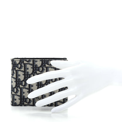Christian Dior Oblique Compact Wallet Black 2 of 7