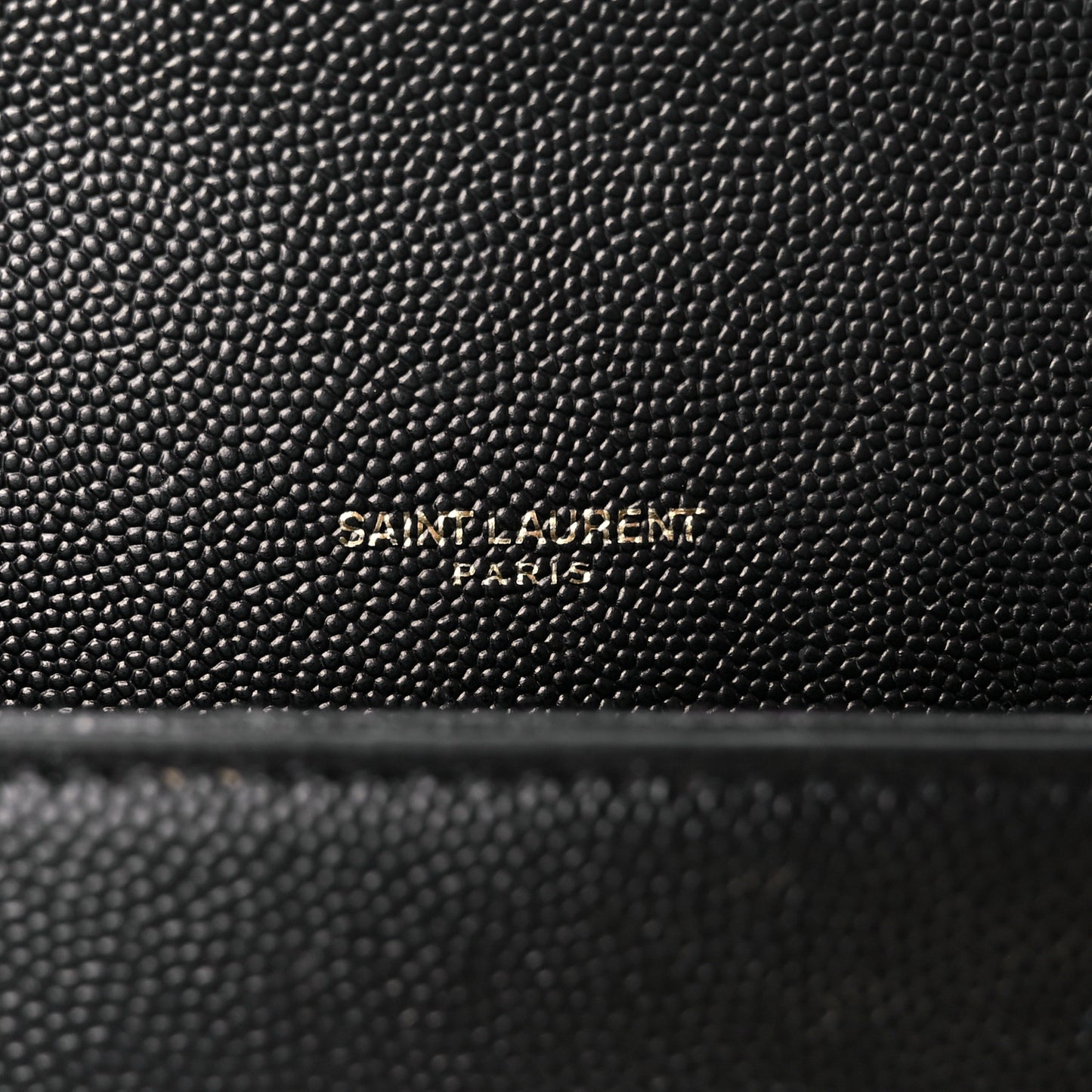 Grain De Poudre Medium Classic Monogram Kate Satchel Black