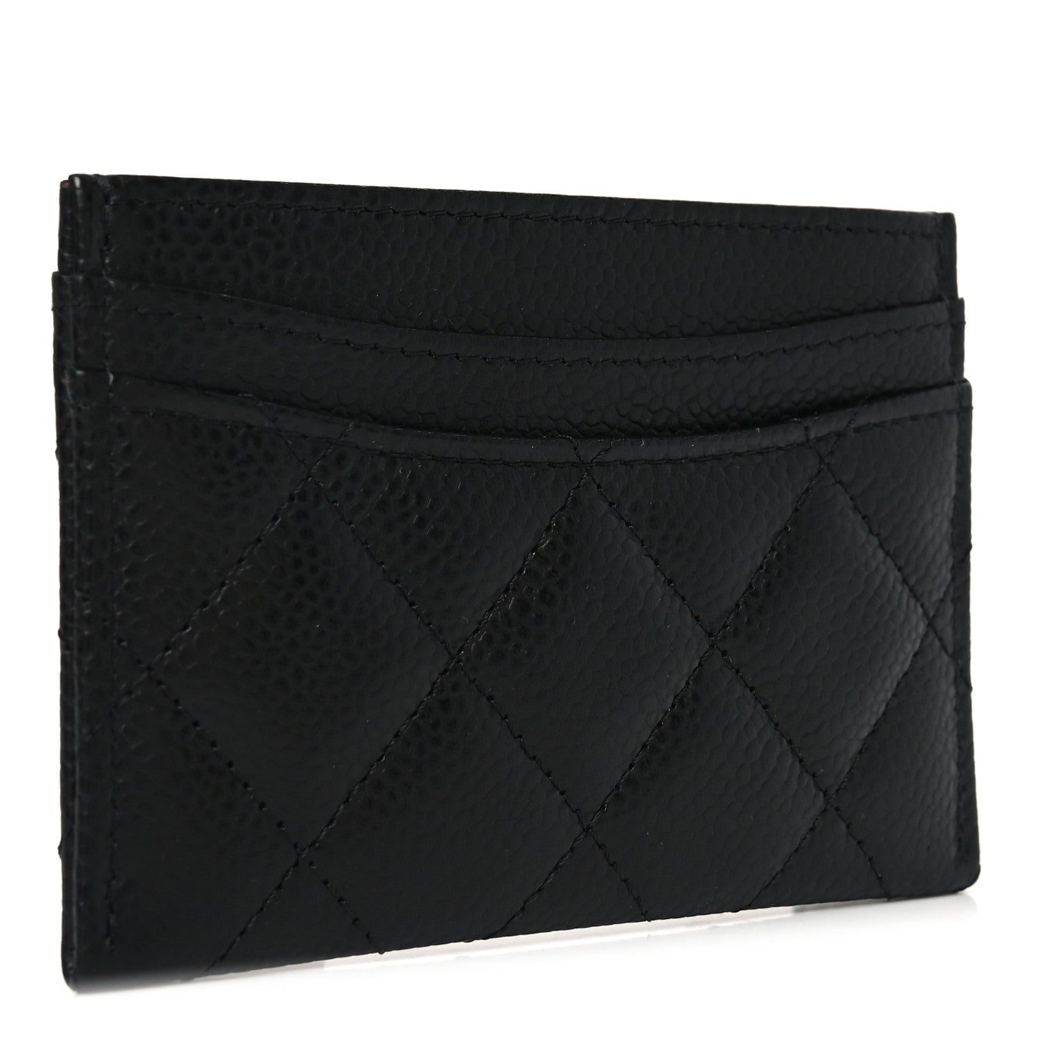 Chanel Caviar Quilted Card Holder Black 3 of 9