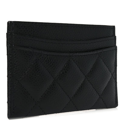 Chanel Caviar Quilted Card Holder Black 3 of 9