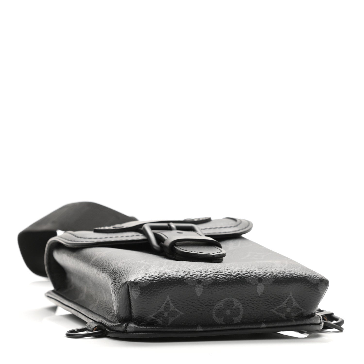 Louis Vuitton Monogram Eclipse Saumur Slingbag Black 7 of 9