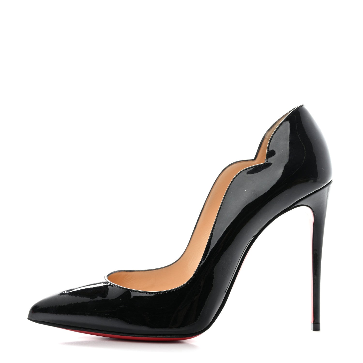 Christian Louboutin Patent Hot Chick 100 Pumps 39.5 Black 1 of 10