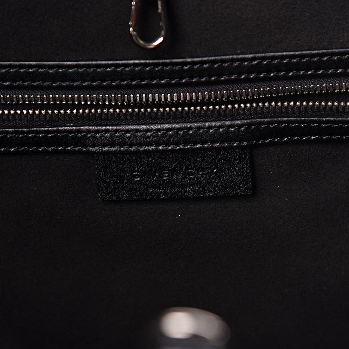 Canvas Medium Antigona Logo Tote Black