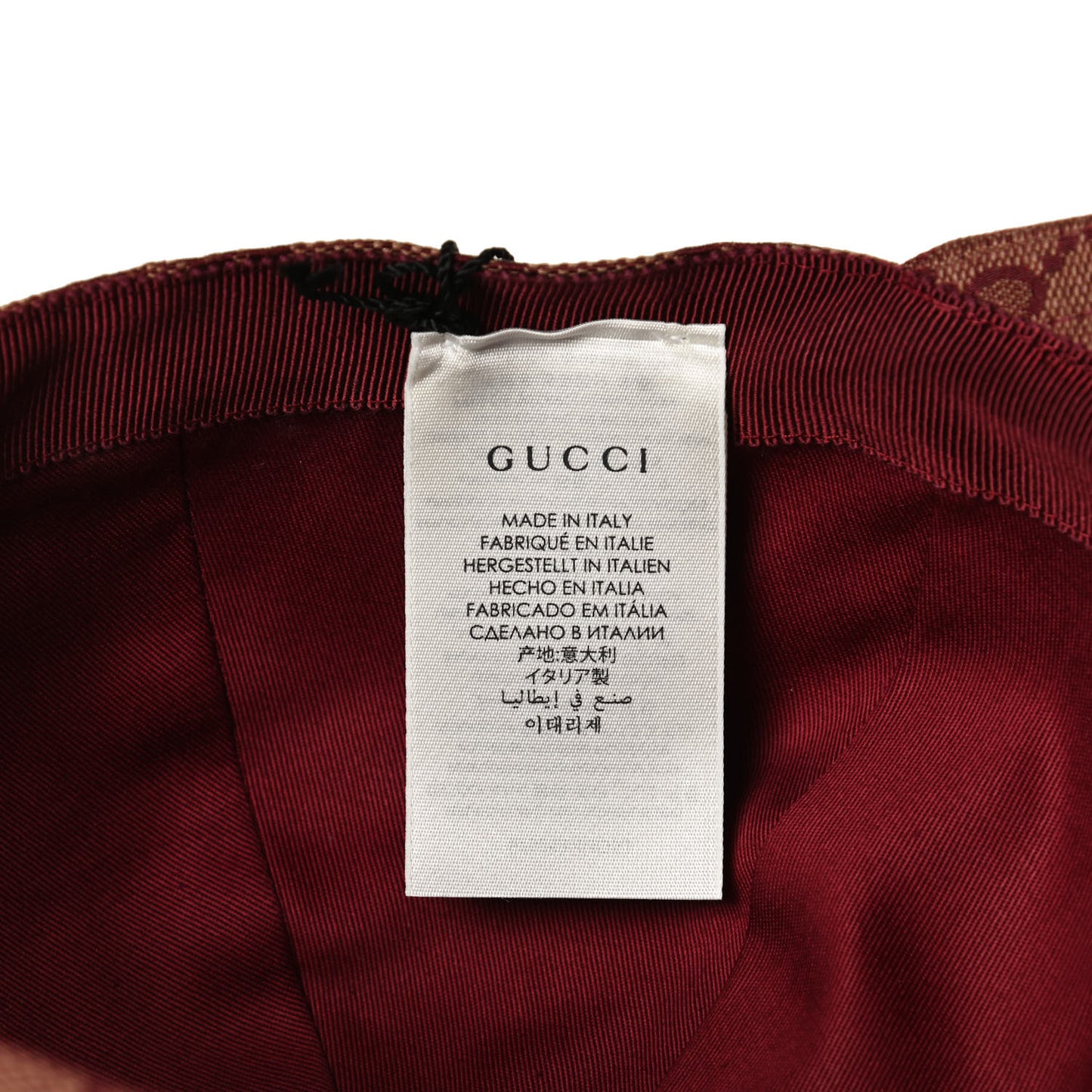 Monogram Textured Dollar Calfskin Zeno Baseball Hat M Camel Bordeaux