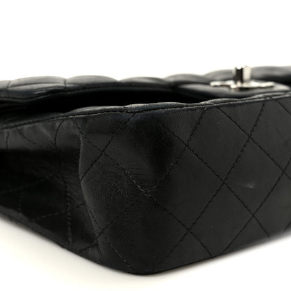 Chanel Lambskin Quilted Small Double Flap Black 10 of 12