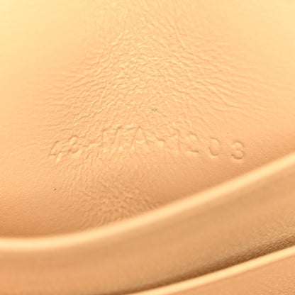 Christian Dior Metallic Lambskin Cannage Mini My Dior Bag Beige 7 of 11