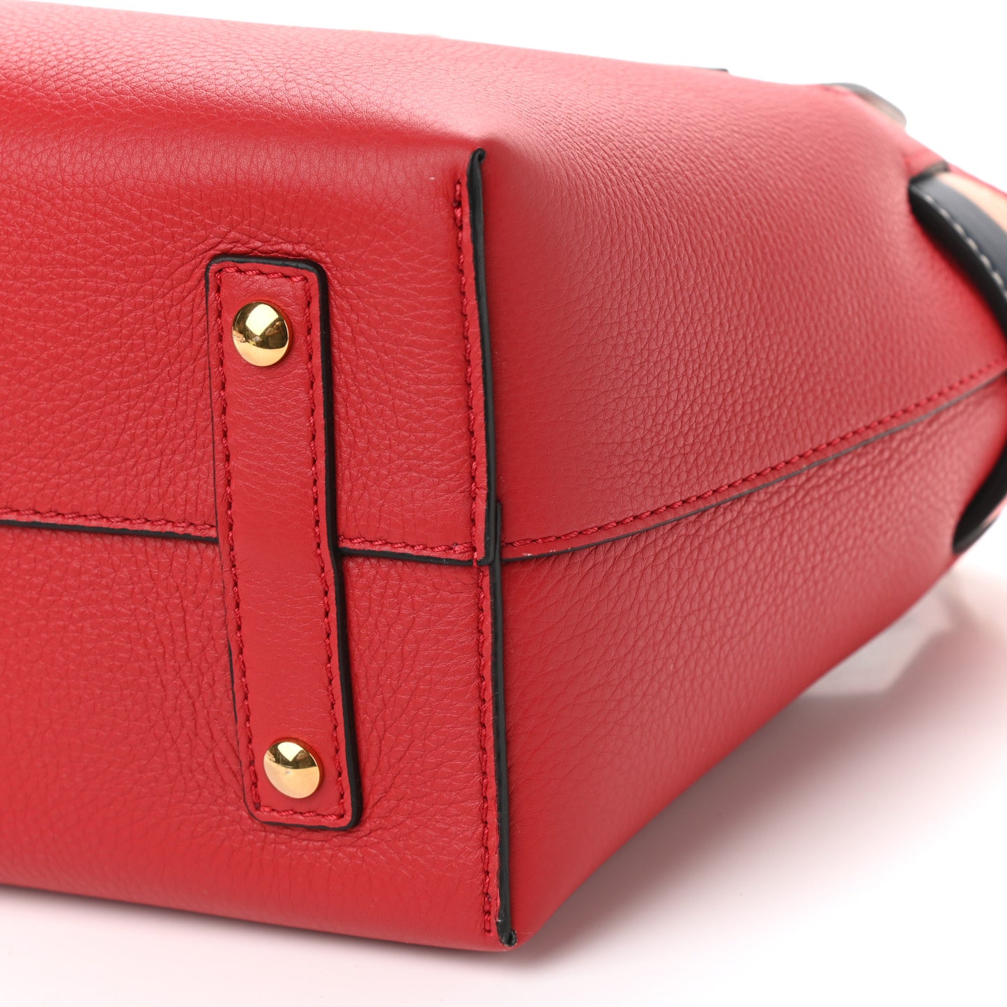 Soft Grain Calfskin Small Belt Bag Bright Military Red