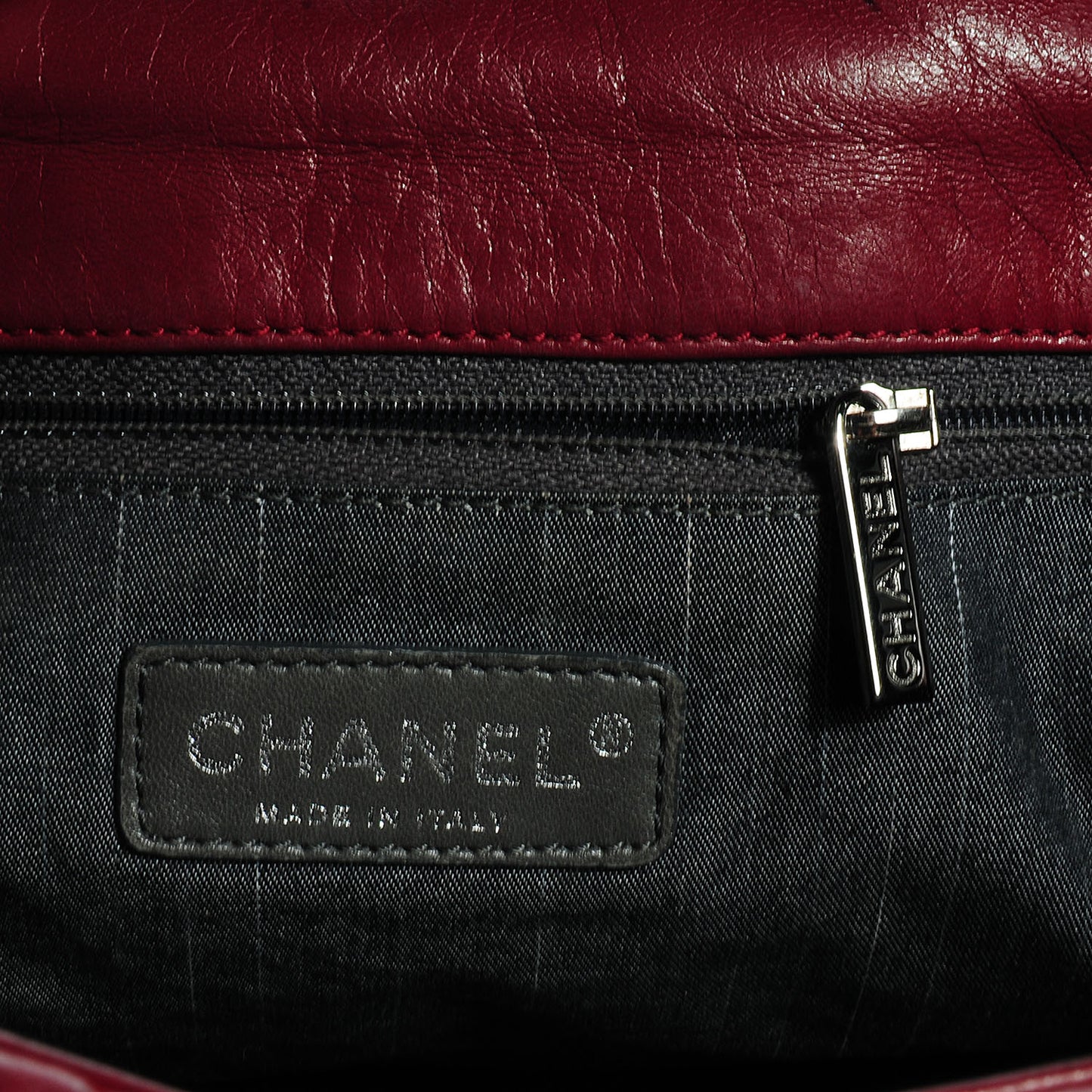 Lambskin In And Out Maxi Flap Red