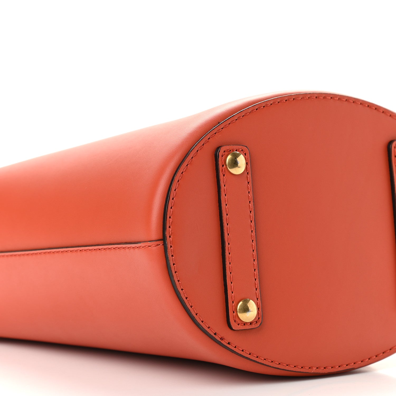 Burberry Supple Calfskin Small Bucket Orange 7 of 8