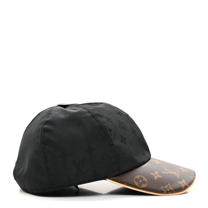 Louis Vuitton Polyester Silk Monogram LV Get Ready Cap L Black 4 of 8