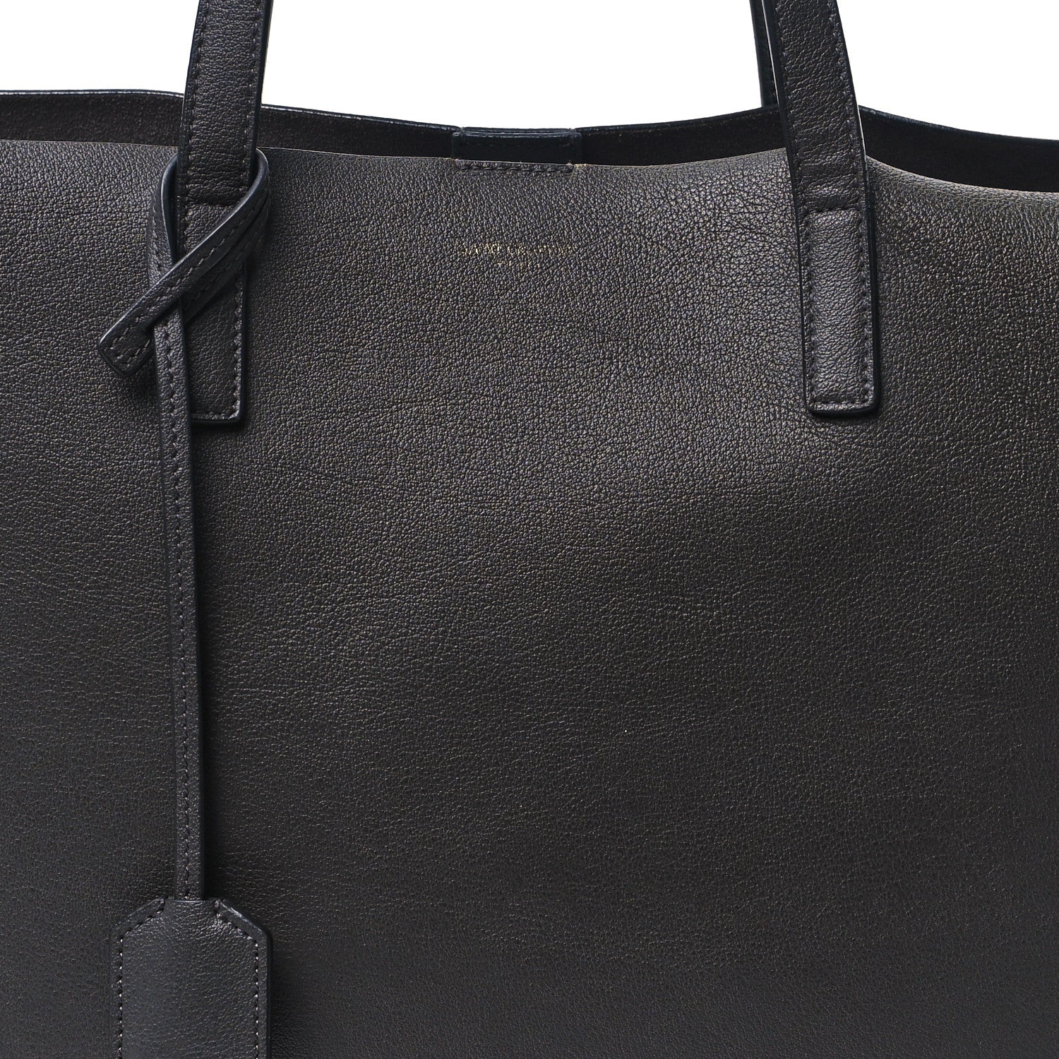Saint Laurent Calfskin Large Shopping Tote Fog 8 of 13