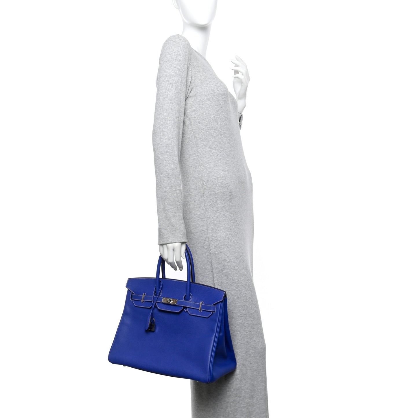 Epsom Candy Birkin 35 Bleu Electrique Mykonos