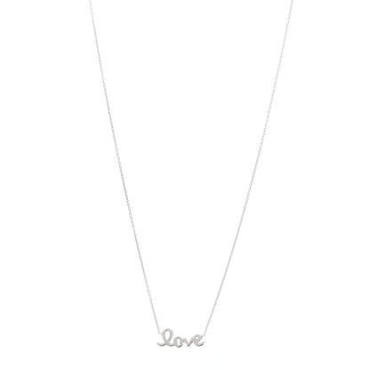 Roberto Coin 18K White Gold Love Necklace 1 of 7