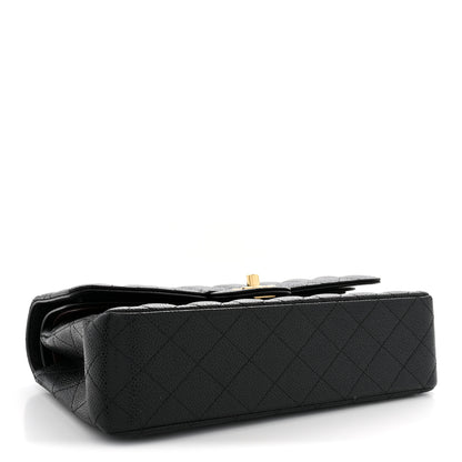 Chanel Caviar Quilted Medium Double Flap Black 4 of 12
