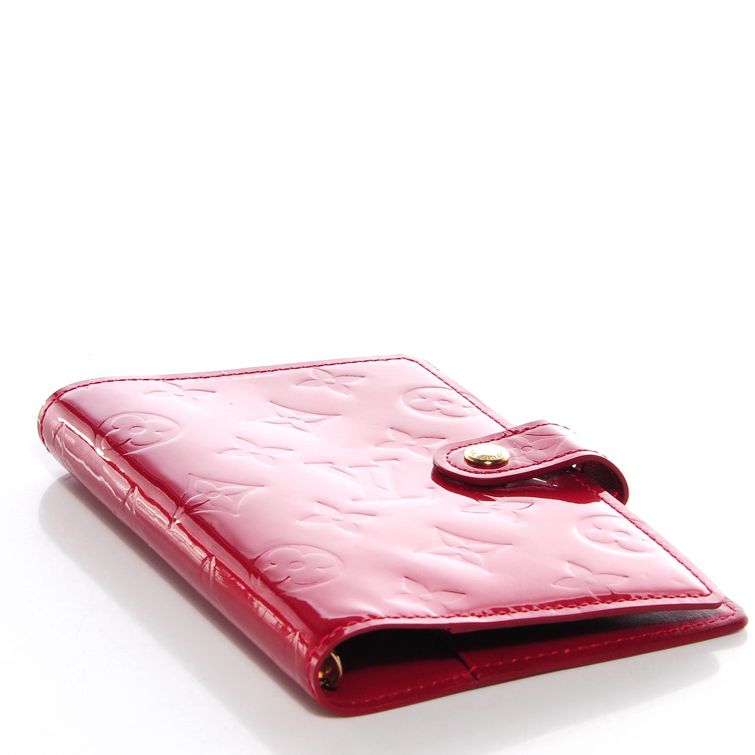 Louis Vuitton Vernis Small Ring Agenda Cover Pomme D'Amour 4 of 7
