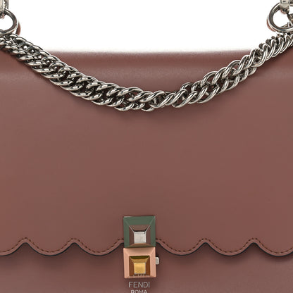 Fendi Vitello Liberty Scalloped Studded Kan I Shoulder Bag English Rose 8 of 11