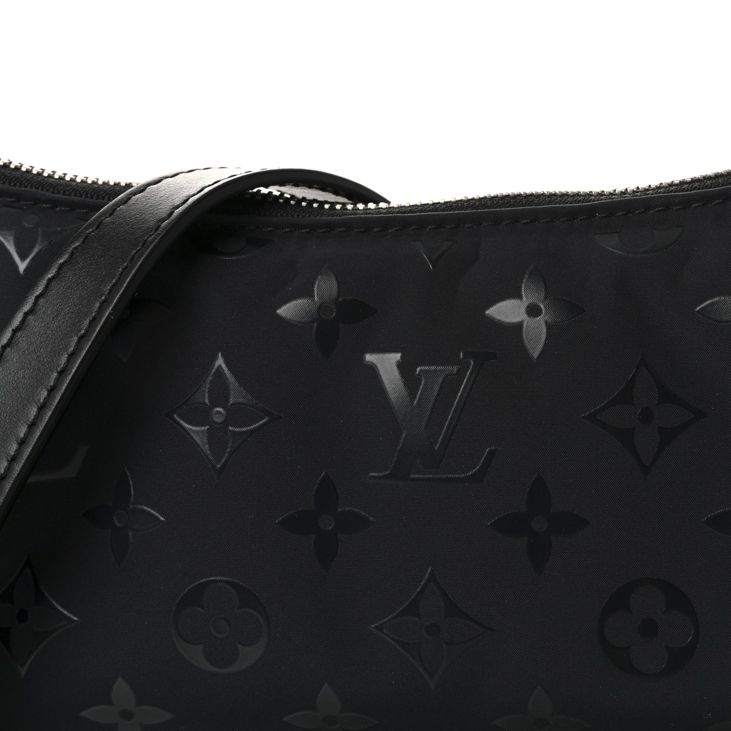 Nylon Monogram Loop Pocket Hobo Polar Night