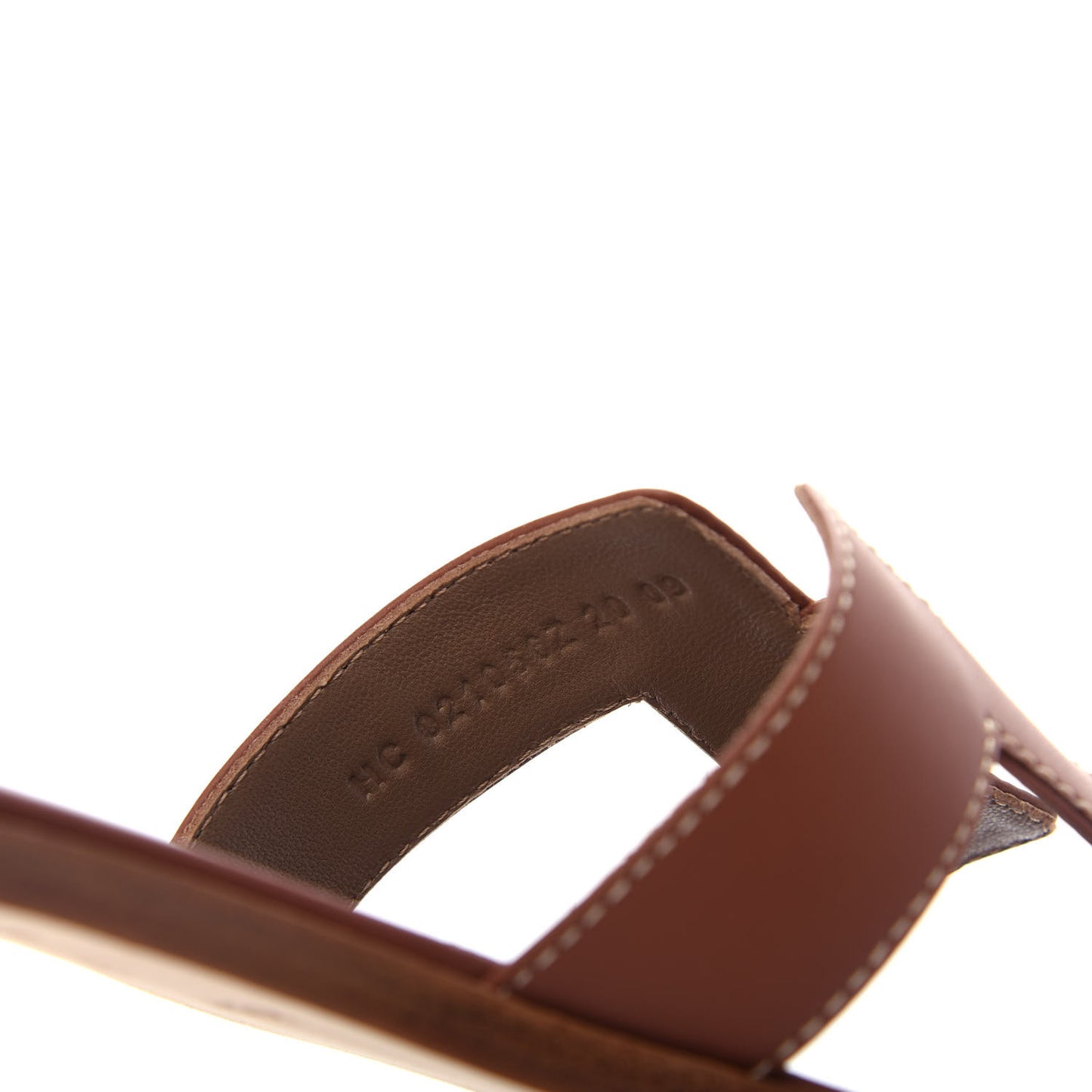 Box Calfskin Oran Sandals 37 Gold