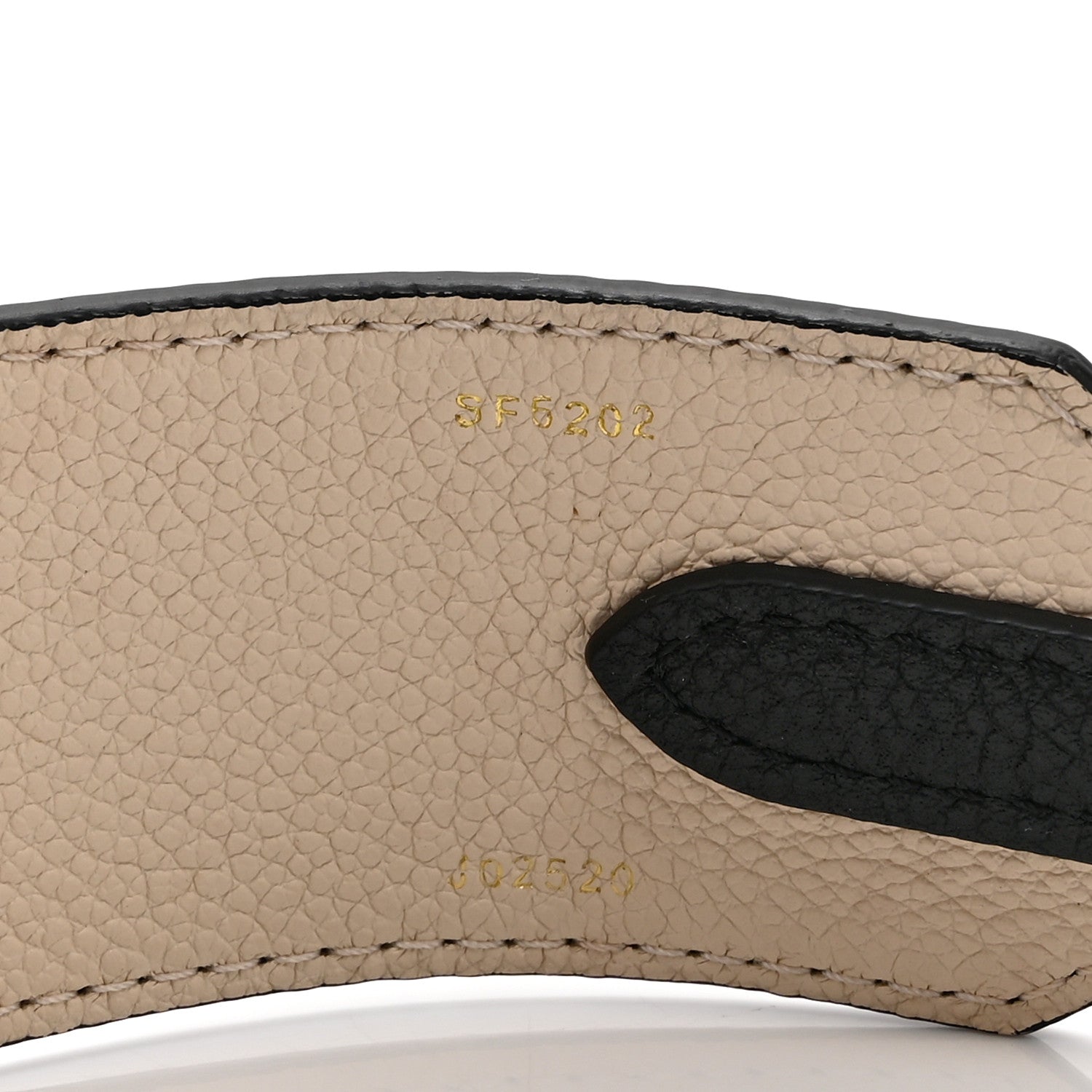 Louis Vuitton Empreinte Monogram Bandouliere Shoulder Strap Black Beige 4 of 5