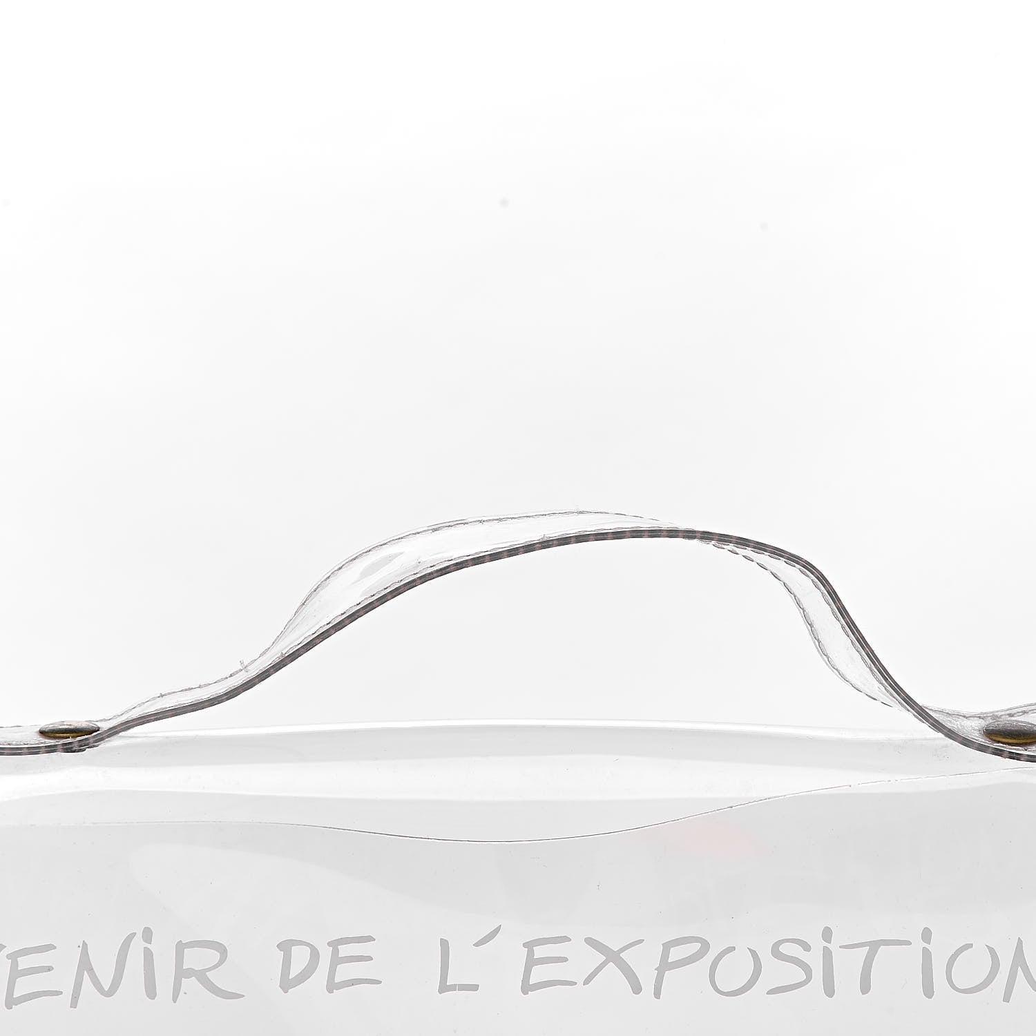 Hermes Vinyl Souvenir De L'Exposition Kelly Transparent 19 of 21