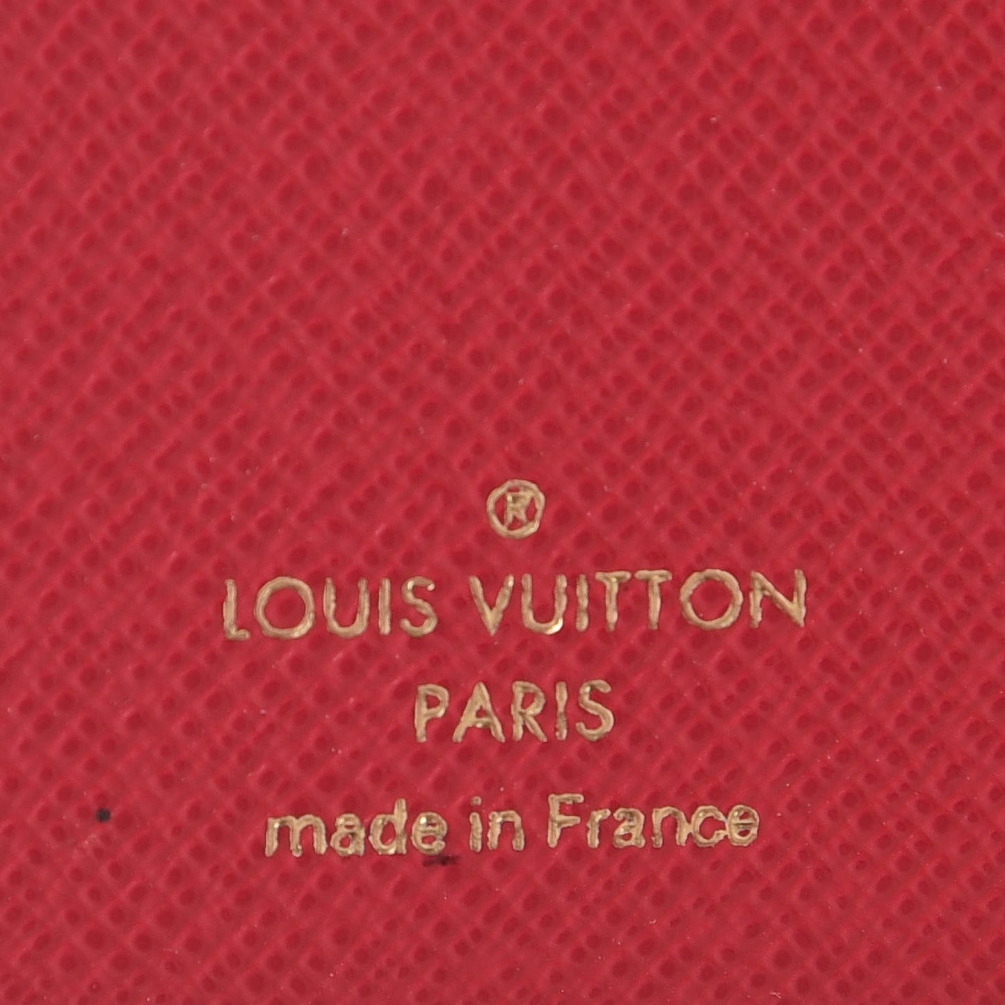 Monogram My LV Heritage Small Ring Agenda Cover Rouge Black