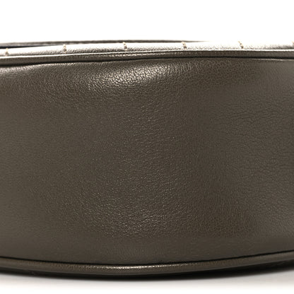 Gucci Sakai Be Green Calfskin Diagonal Stitched Mini Blondie Shoulder Bag Craclet Brown 10 of 11