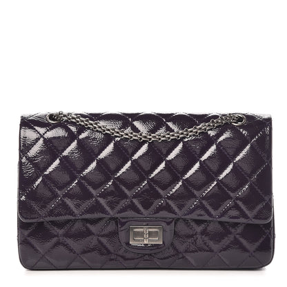 Chanel Distressed Patent 2.55 Reissue Flap 227 Prune 1 of 11