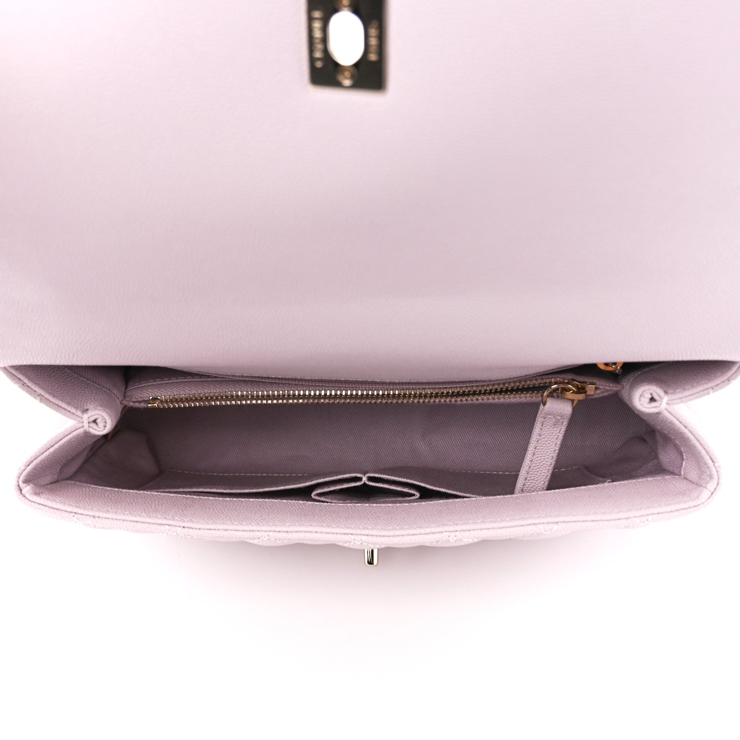 Chanel Caviar Quilted Small Coco Handle Flap Light Pink 5 of 11