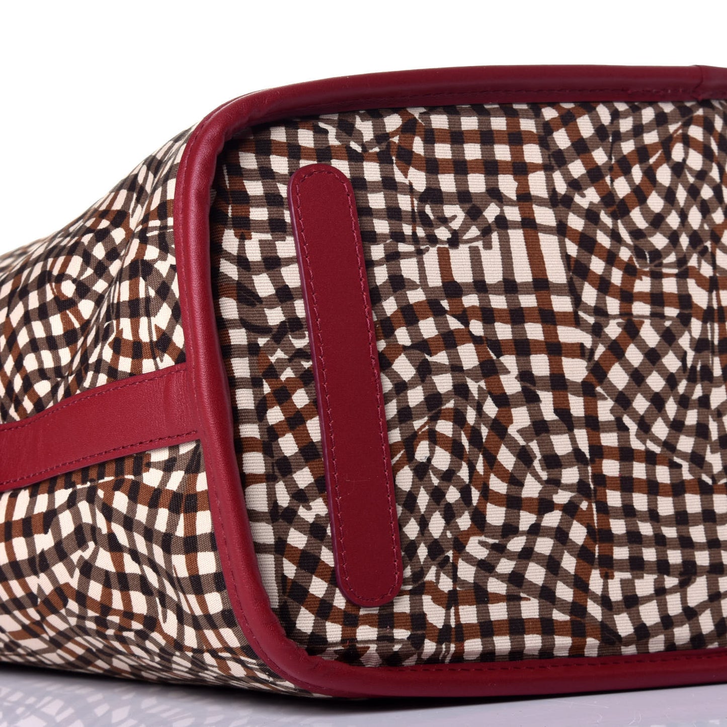 Visetos Medium Liz Reversible Shopper Tote Beige Red