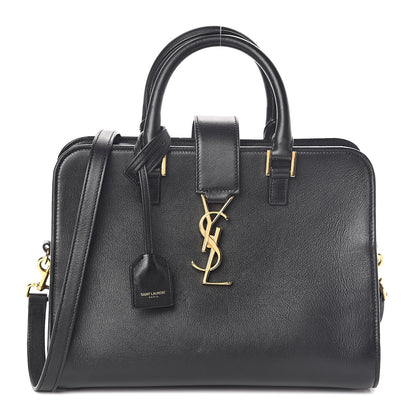 Saint Laurent Calfskin Monogram Baby Cabas Black 1 of 9