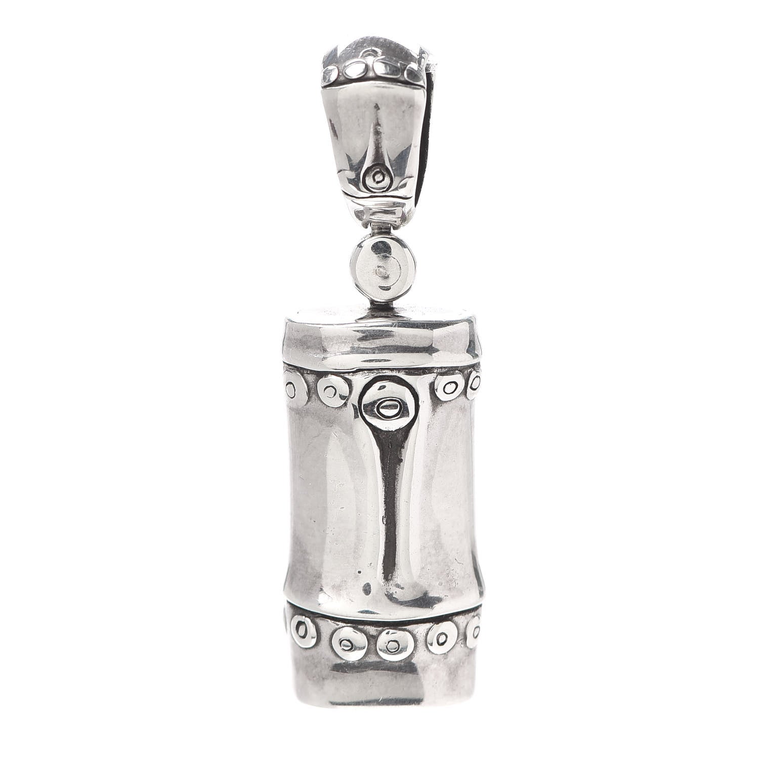 John Hardy Sterling Silver Bamboo Pendant 1 of 3
