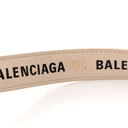 Balenciaga Agneau Classic Silver Hardware S City Logo Strap Light Craie 13 of 18