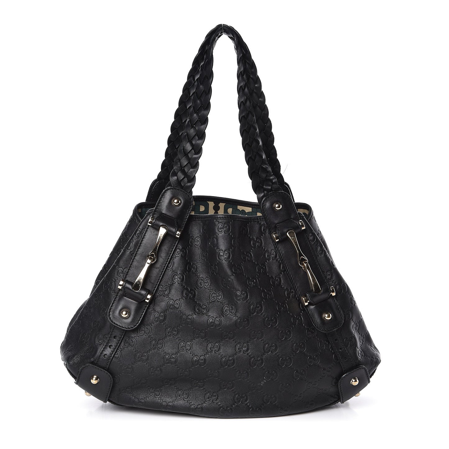 Guccissima Small Pelham Shoulder Bag Black