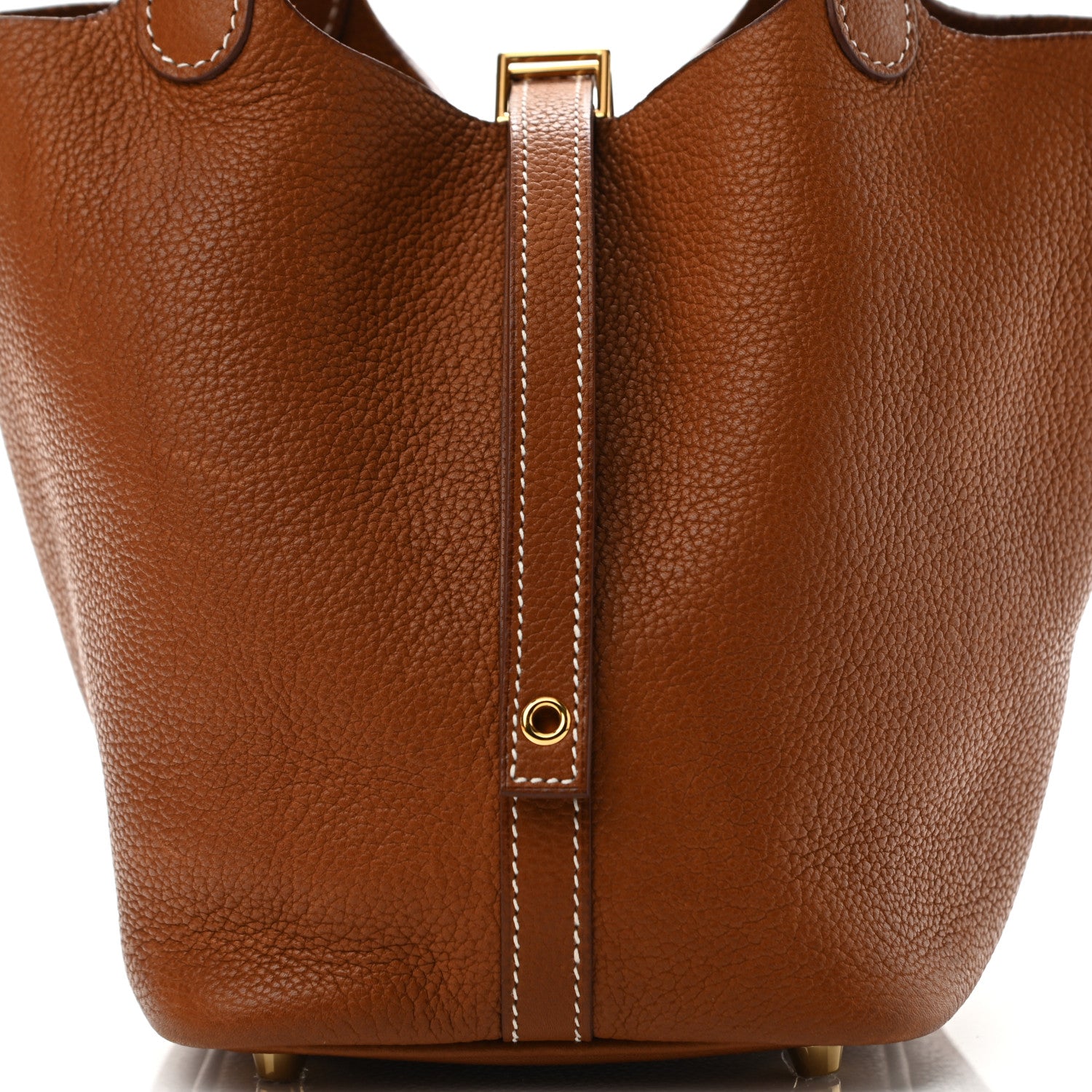 Hermes Barenia Faubourg Picotin Lock 18 PM Fauve 8 of 14