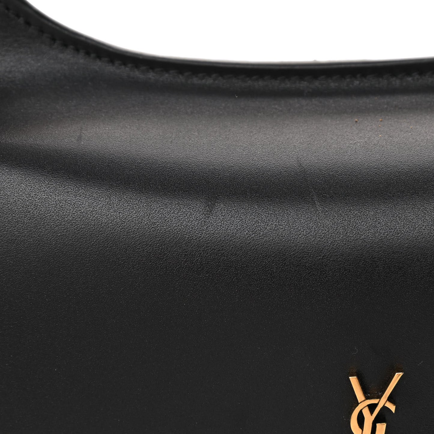 Smooth Calfskin Medium Charlie Shoulder Bag Black