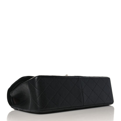 Chanel Caviar Quilted Jumbo Double Flap Black 4 of 10