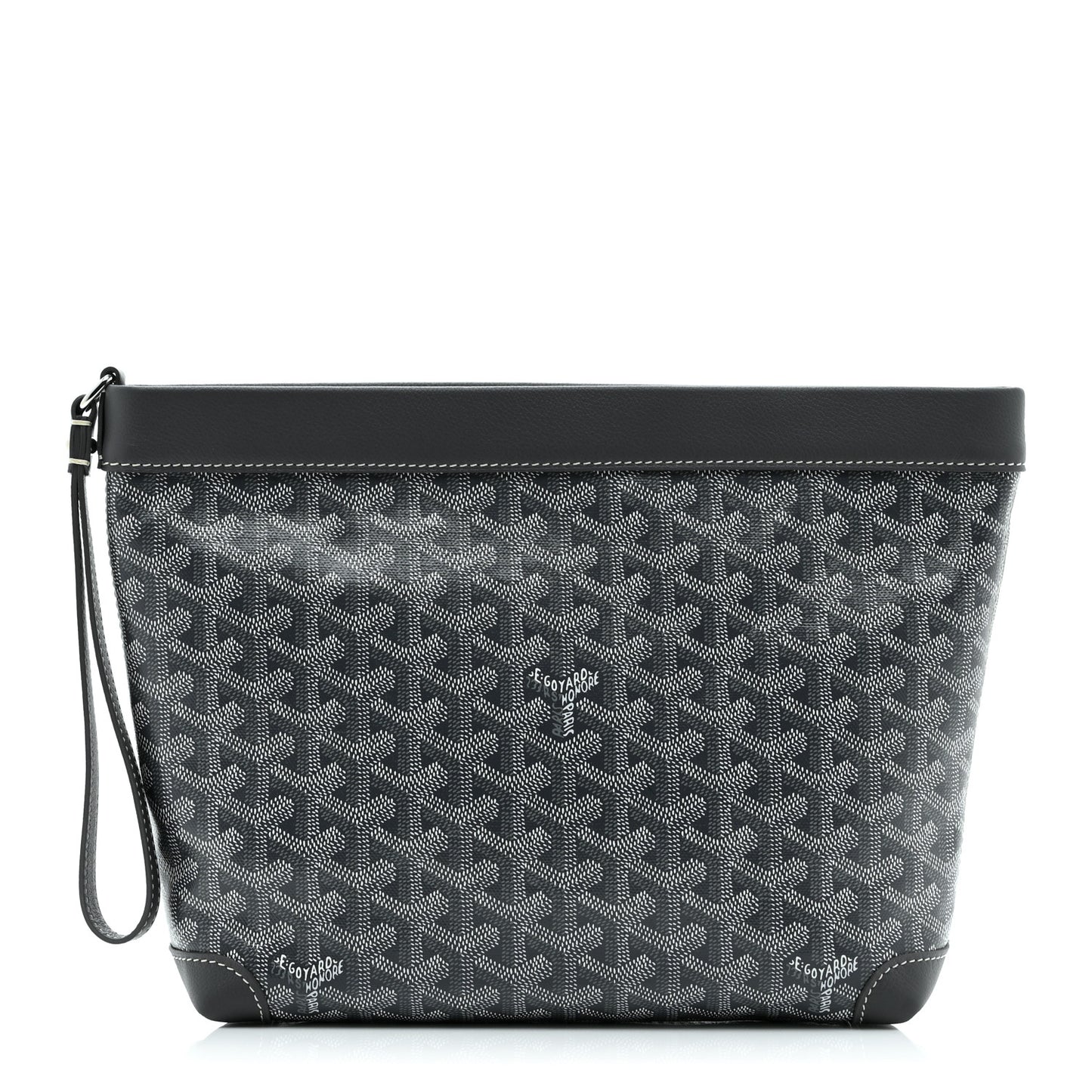 Goyardine Conti Pouch Grey