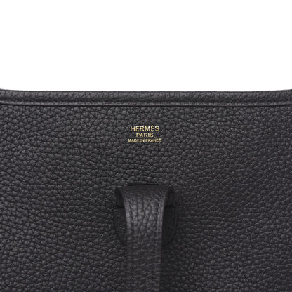 Hermes Taurillon Clemence Evelyne III PM Black 6 of 9