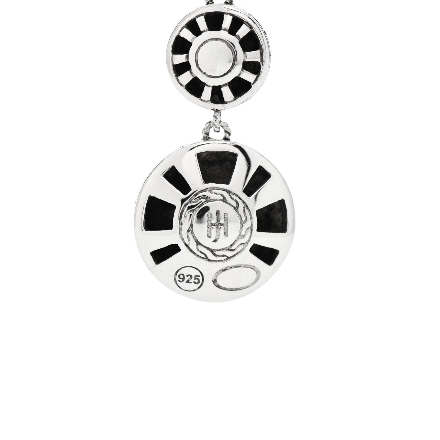 John Hardy Sterling Silver Palu Triple Circle Drop Earrings 4 of 4