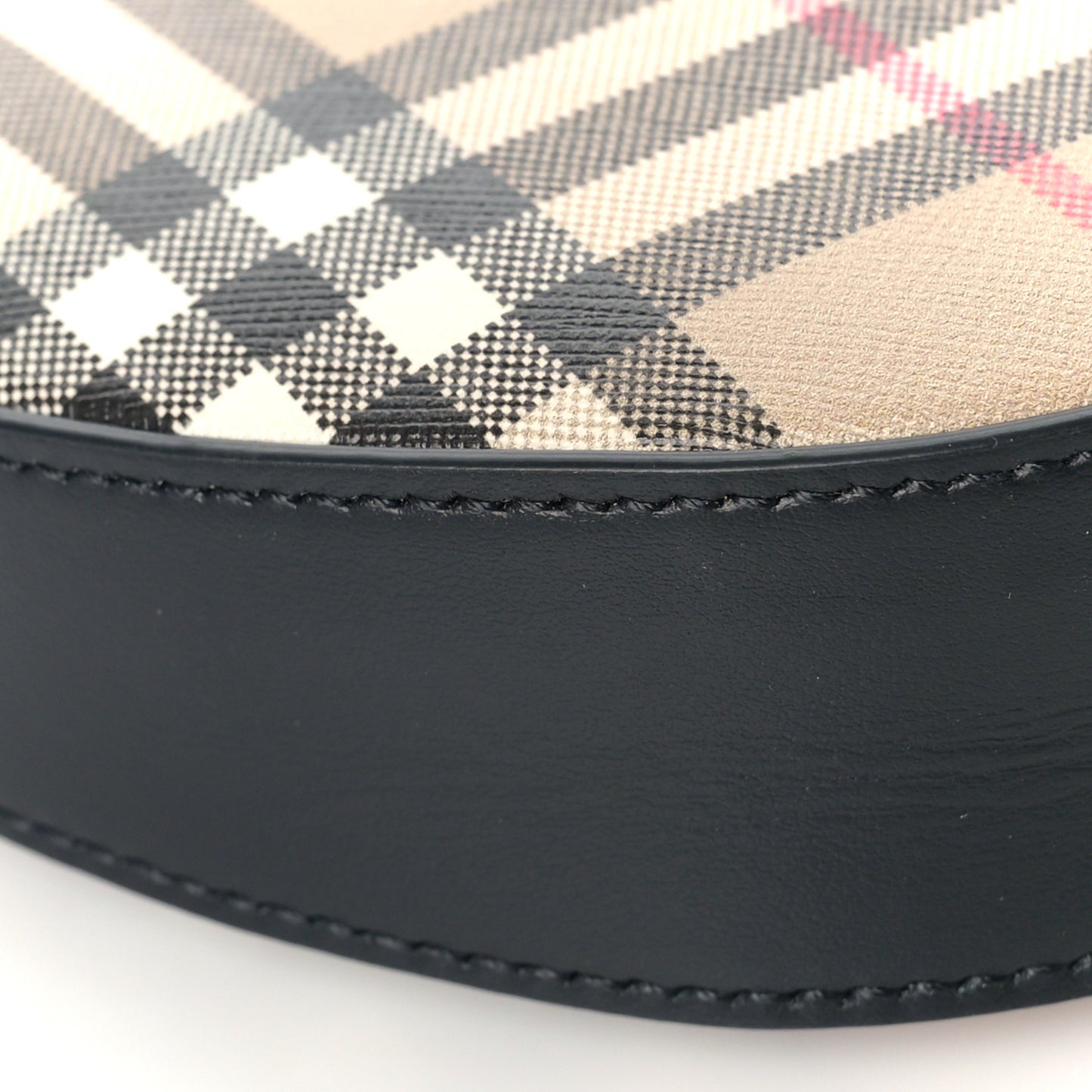 Vintage Check Calfskin Olympia Slim Pouch Archive Beige