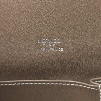 Hermes Taurillon Clemence Jypsiere 34 Etoupe 6 of 13