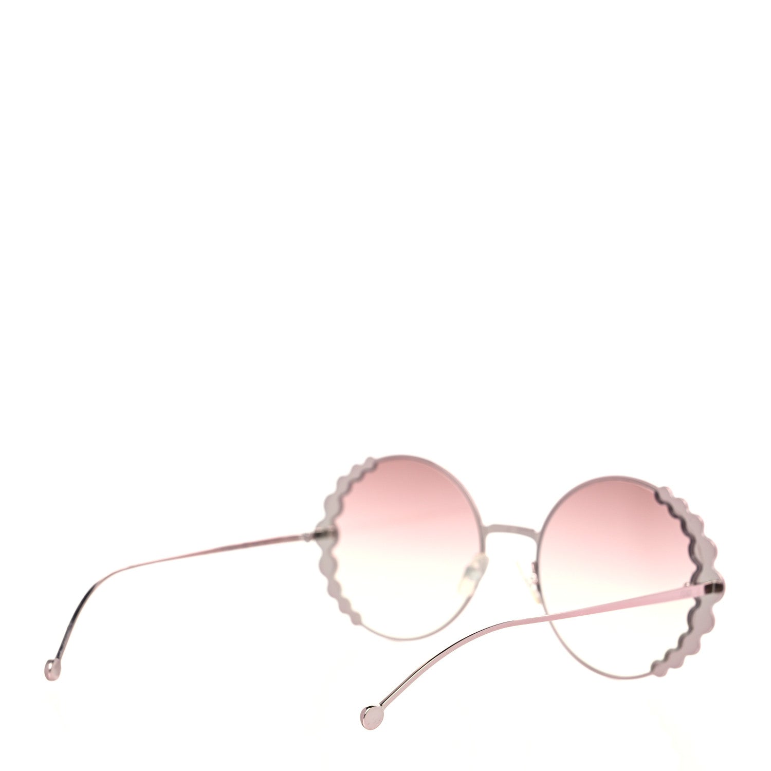 Fendi Crystal Round Sunglasses FF0324/S Rose 3 of 8